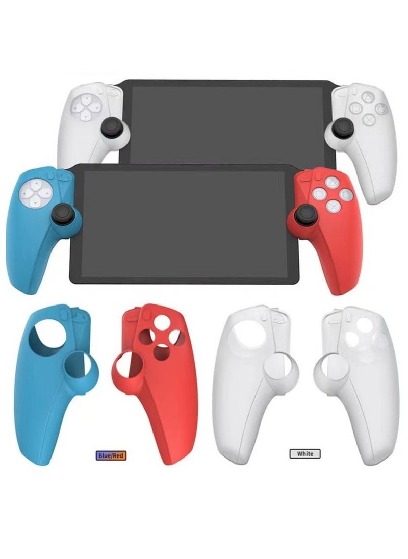 Silicone Protective Shell Controller Cover For PlayStation 5(PS5) Portal Blue/Red