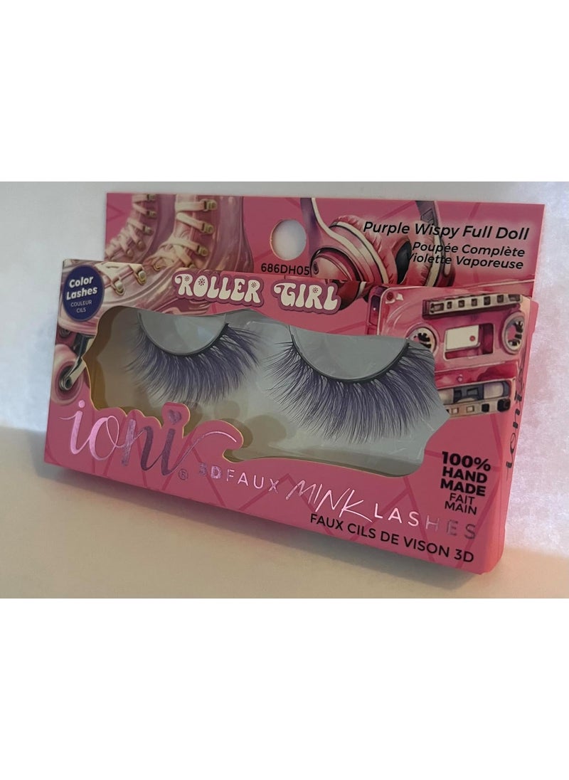 IONI 3D FAUX MINK LASHES (686DH05), Black
