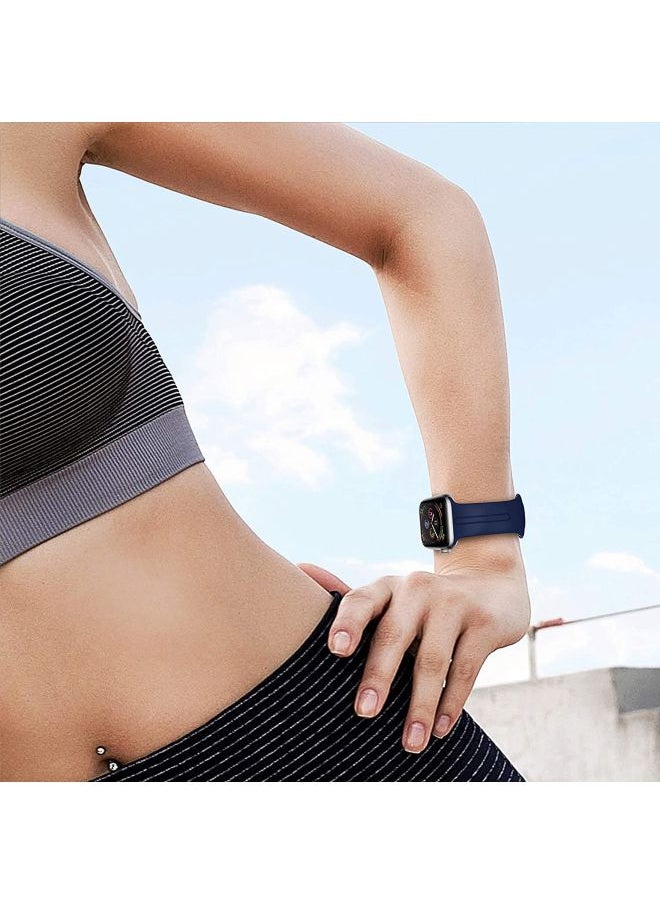 Replacement Band Strap For Apple Watch Series 42- 44mm Blue
