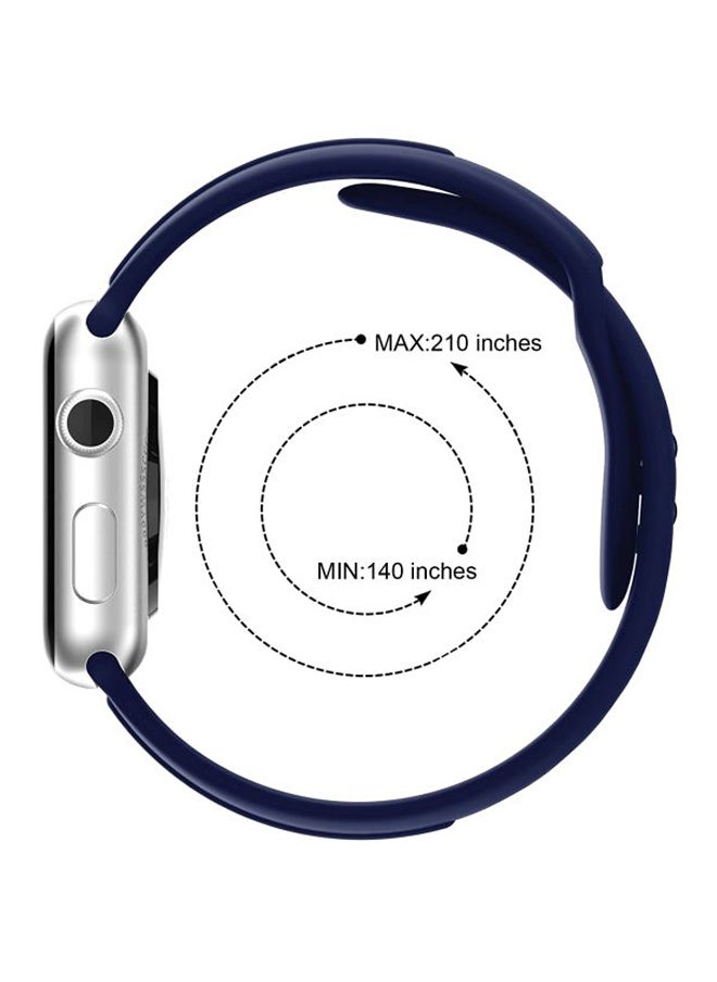 Replacement Band Strap For Apple Watch Series 42- 44mm Blue
