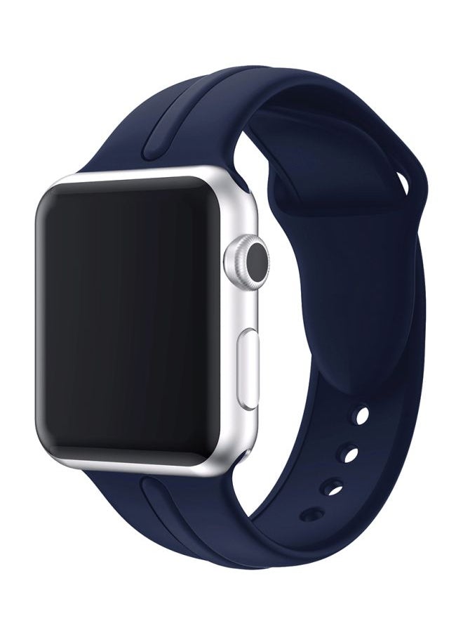 Replacement Band Strap For Apple Watch Series 42- 44mm Blue