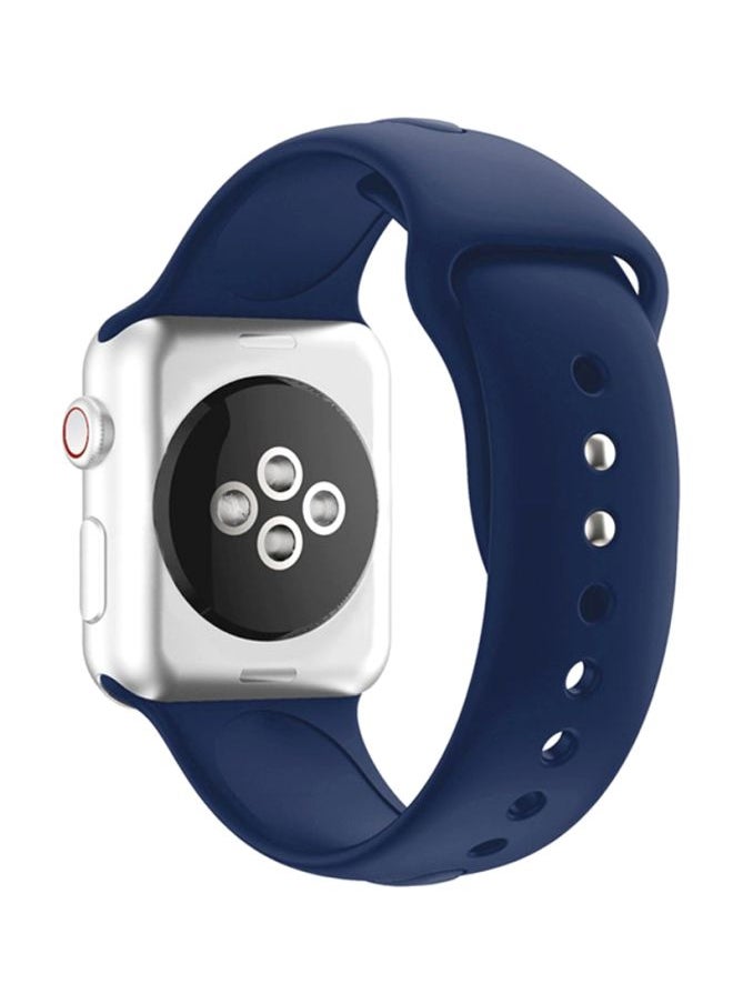 Replacement Band Strap For Apple Watch Series 42- 44mm Blue