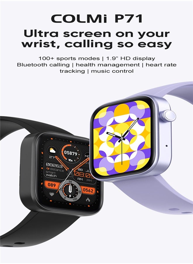 ColMi P71 Smart watchy Sport Heart Rate Step Counting IP67 Waterproof Full Screen Smart Watch