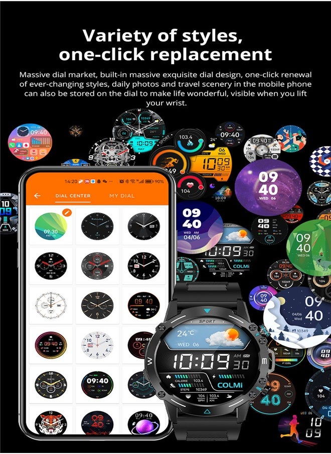 M42 Smart watch Sports Outdoor IP68 Waterproof Heart Rate Call Smart Watch