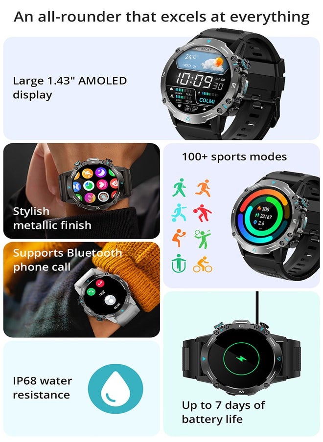 M42 Smart watch Sports Outdoor IP68 Waterproof Heart Rate Call Smart Watch