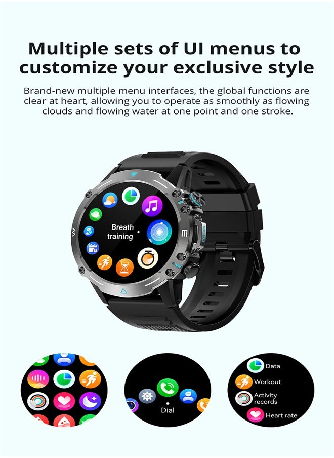 M42 Smart watch Sports Outdoor IP68 Waterproof Heart Rate Call Smart Watch
