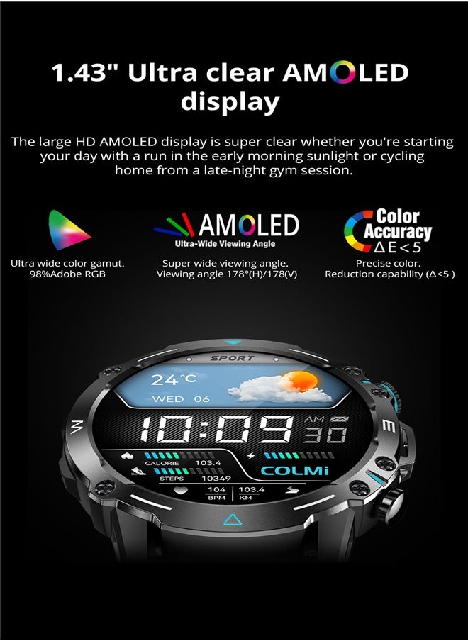 M42 Smart watch Sports Outdoor IP68 Waterproof Heart Rate Call Smart Watch