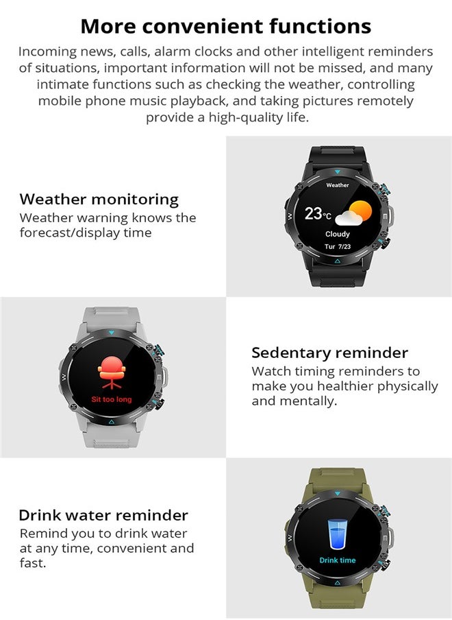 M42 Smart watch Sports Outdoor IP68 Waterproof Heart Rate Call Smart Watch