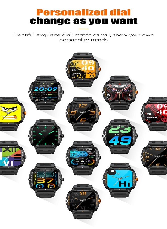 P76 Smart watchy Sport Heart Rate Step Meter 3ATM Waterproof Full Screen Smart Watch