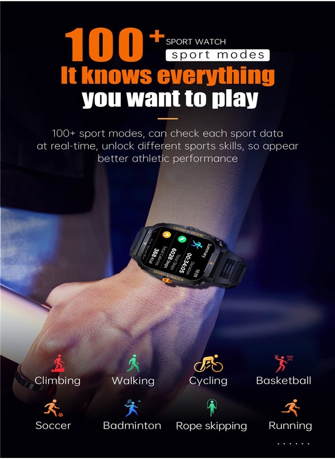 P76 Smart watchy Sport Heart Rate Step Meter 3ATM Waterproof Full Screen Smart Watch