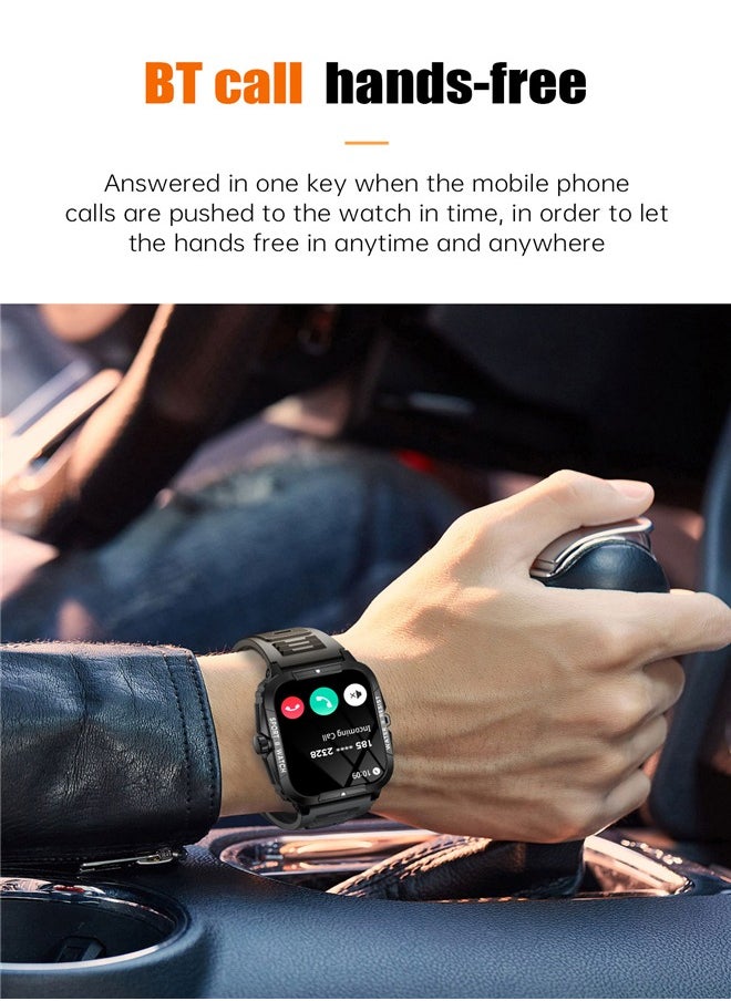P76 Smart watchy Sport Heart Rate Step Meter 3ATM Waterproof Full Screen Smart Watch