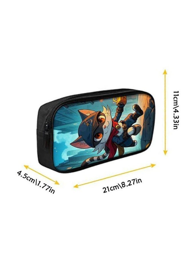 Cartoon three-piece schoolbag with zipper - 216