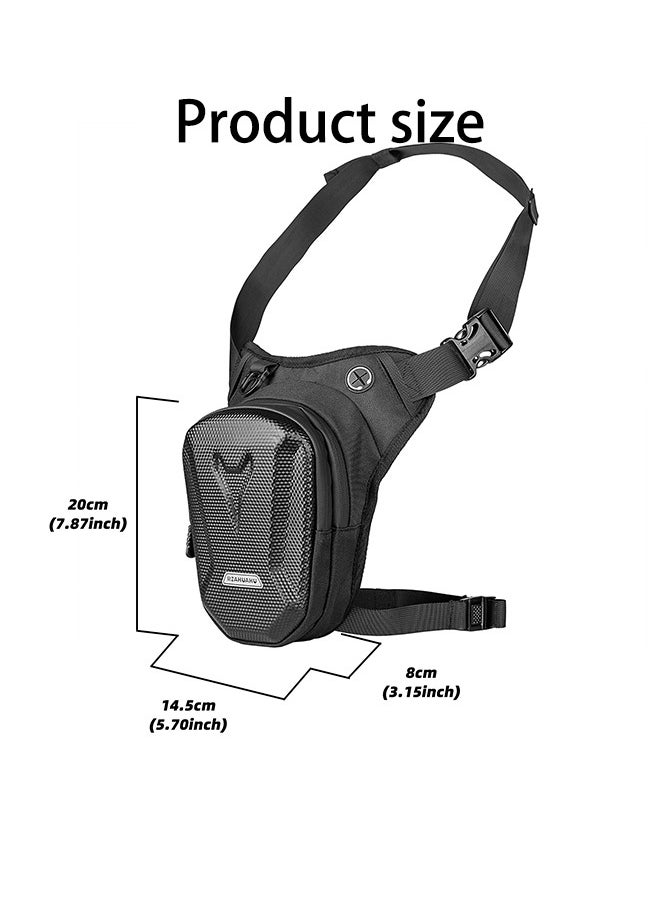 Motorcycle Waist Pack Drop Leg Bags Men Women Bike Riding Cycling Tactical Thigh Pouch Phone Storage Hip Bag Motorcycle Accessories Kit Available Waterproof Waist bag Mountaineering Waist Bag