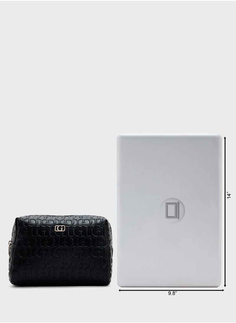 G Television Large Top Zip Wallet