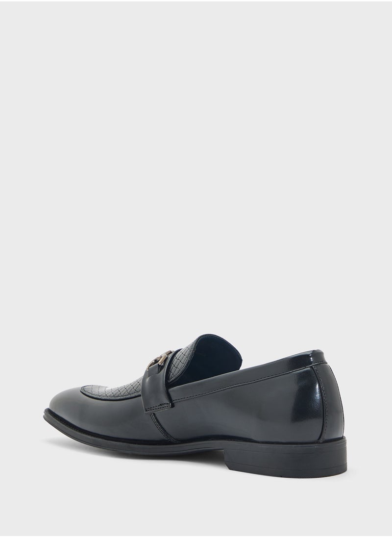 Texture Detail Classic Formal Slip Ons