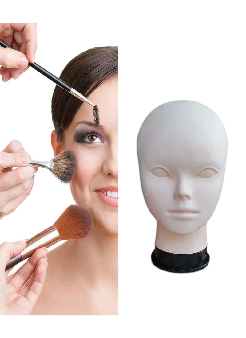 Professional 54cm Cosplay & Makeup Training Head – Wig Display Mannequin, Universal Head Size for Arab Hairstyling Practice