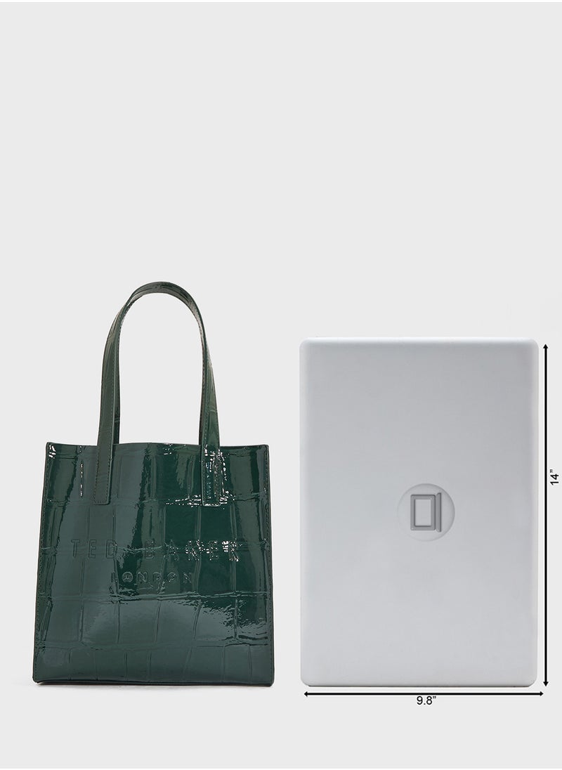 Reptcon Croc Effect Small Icon Bag