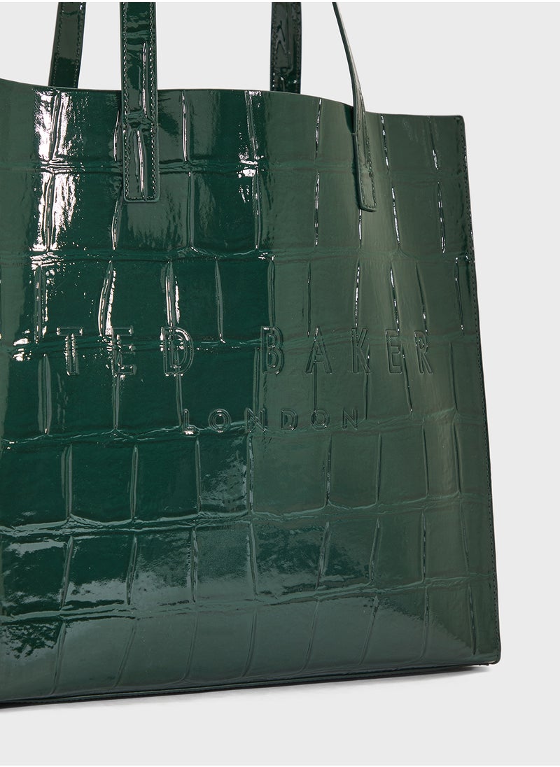 Croccon Croc Effect Large Icon Bag