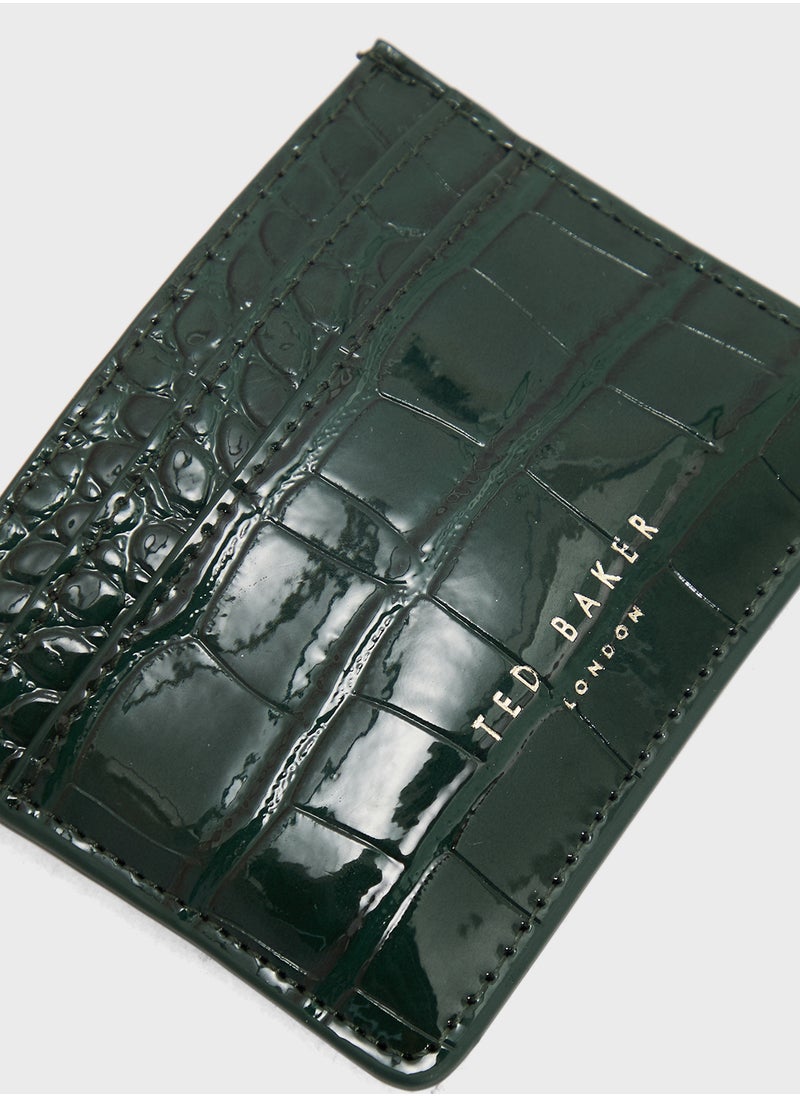 Coly Imitation Croc Card Holder