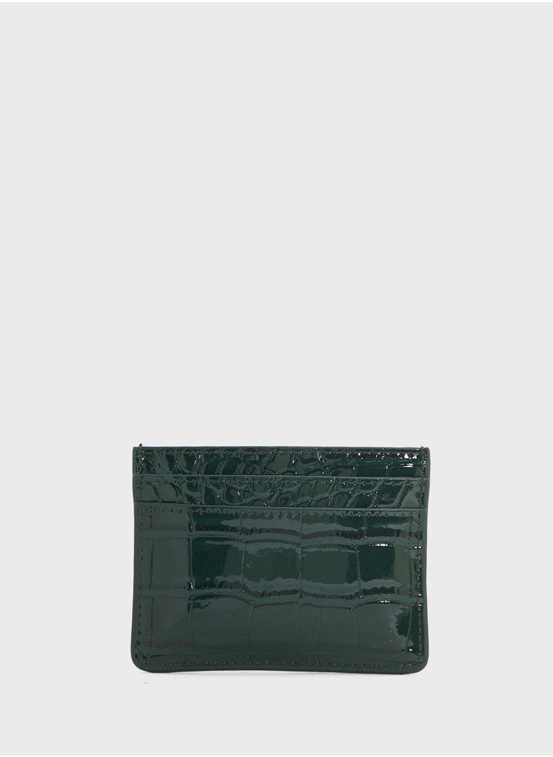 Coly Imitation Croc Card Holder