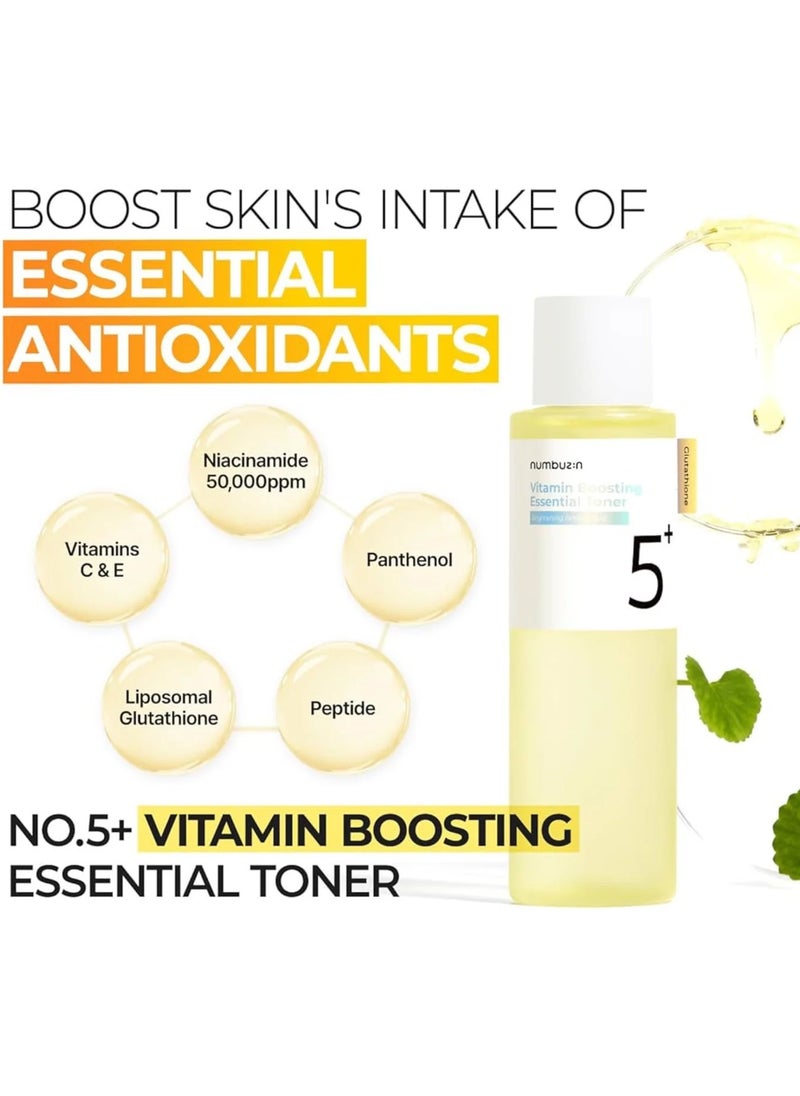 NUMBUZIN Nº5+ Vitamin Boosting Essential Toner – 200 ml