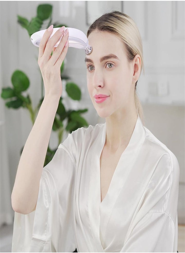 New Rechargeable Diamond Microdermabrasion Machine, Professional Handheld Microdermabrasion Facial Tool for Home Skin Care (White)