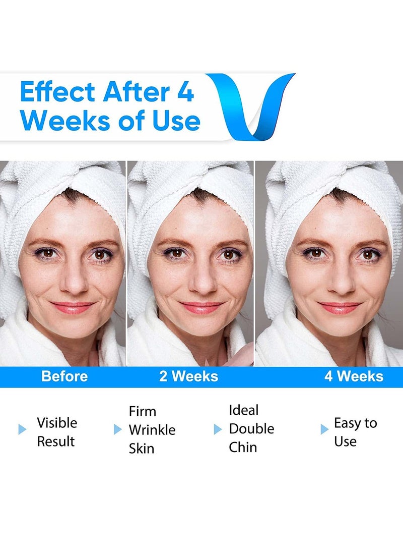 Electric Intelligent V-Shape Face Shaping Massager, Double Chin Reducer, Anti Aging Wrinkles Chin Slimming V Line Face Lifting Machine, Improve Facial Contour and Skin