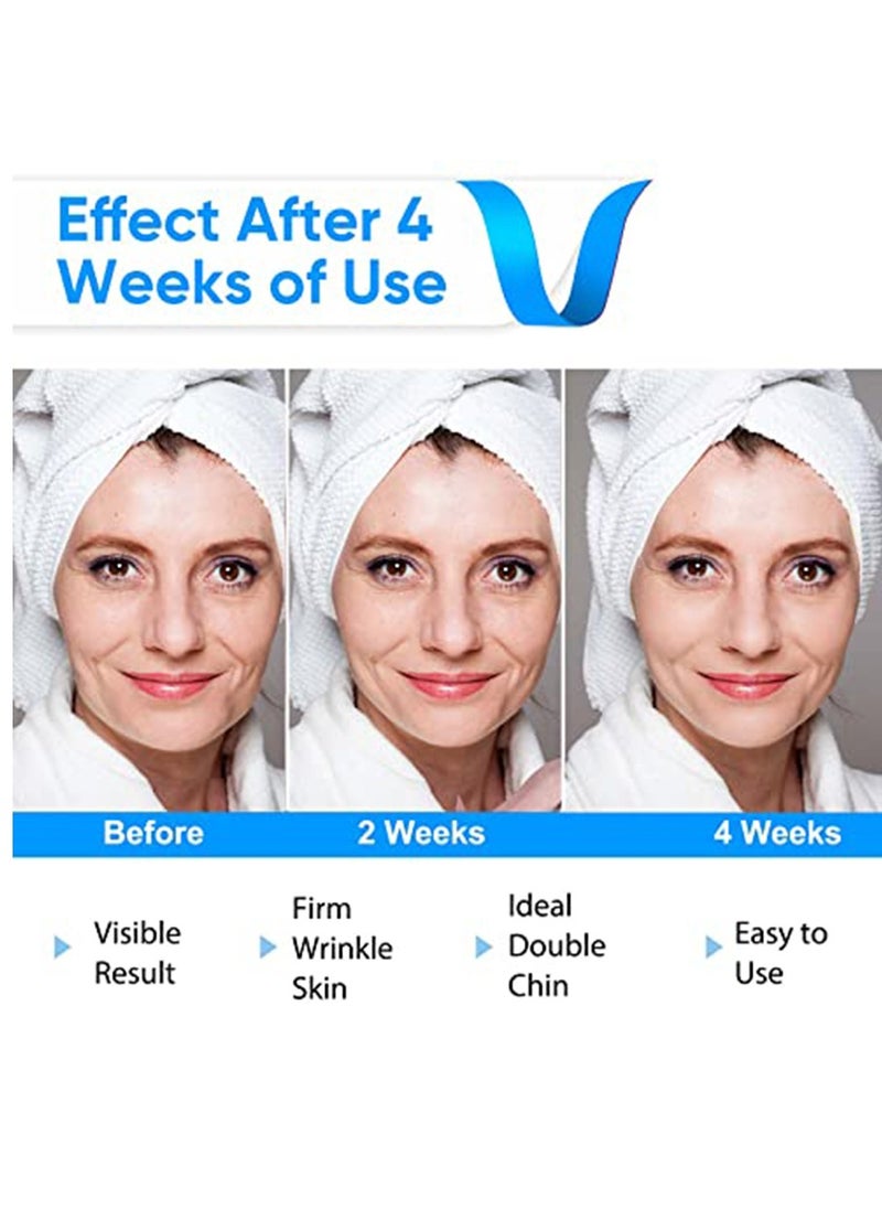 Electric Intelligent V-Shape Face Shaping Massager, Double Chin Reducer, Anti Aging Wrinkles Chin Slimming V Line Face Lifting Machine, Improve Facial Contour and Skin