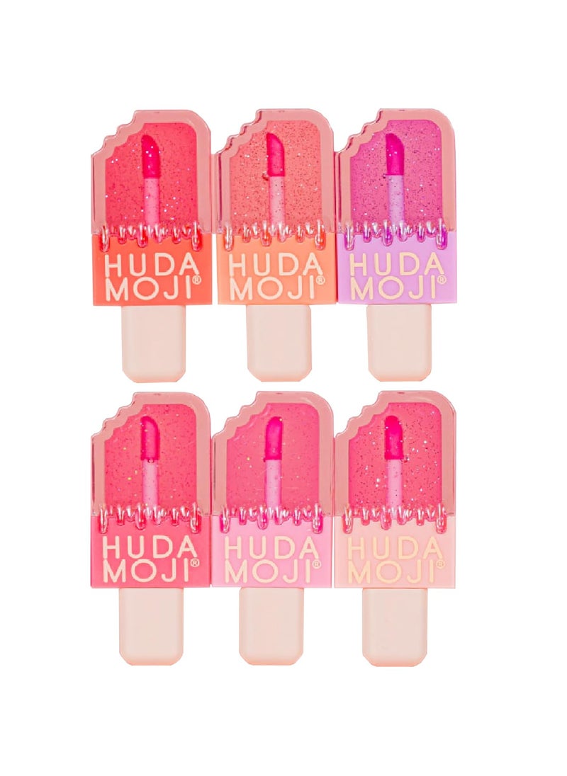 Beauty Bundle Magic Ice Cream Lip Gloss Shiny Lips For Girls  Women Gifts Long Lasting Shine Color Changing Lip Gloss Lip Stain Changes Color When Applied