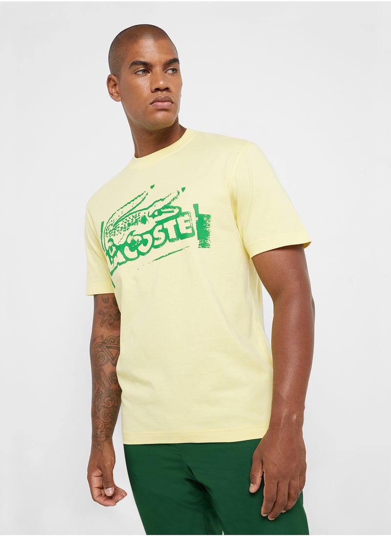 Logo Graphic Crew Neck Short Sleeve T-Shirt