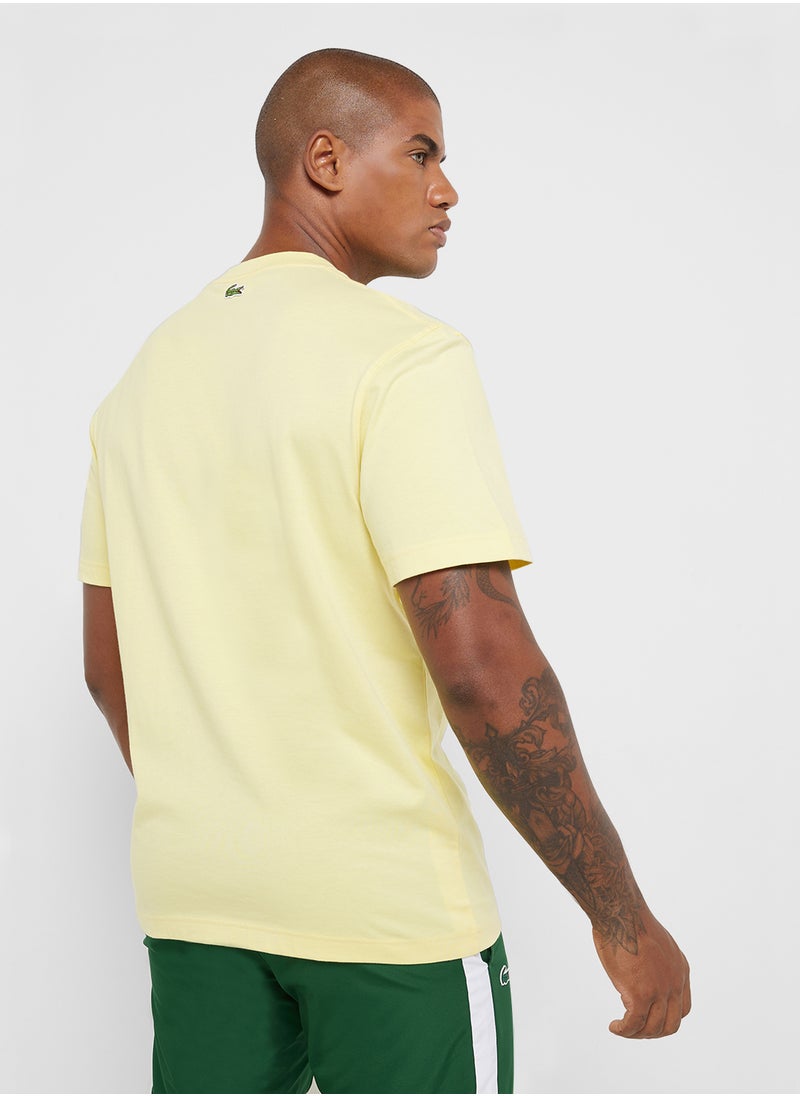 Logo Graphic Crew Neck Short Sleeve T-Shirt
