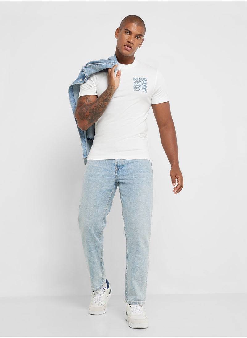 Logo Graphic Crew Neck Short Sleeve T-Shirt