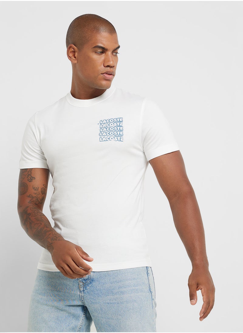 Logo Graphic Crew Neck Short Sleeve T-Shirt