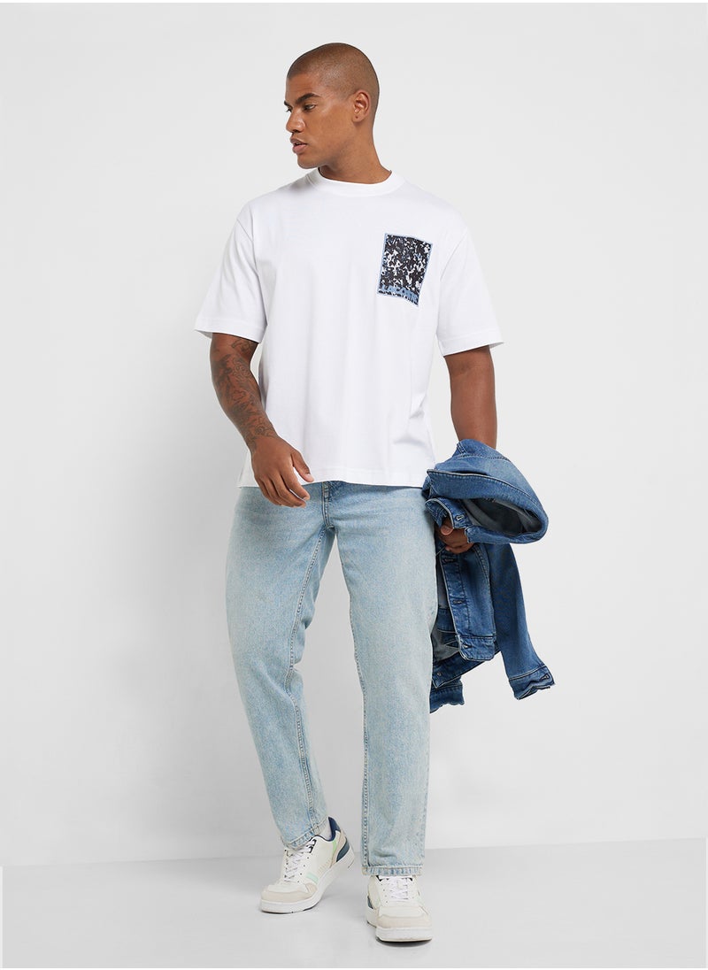 Logo Graphic Crew Neck Short Sleeve T-Shirt