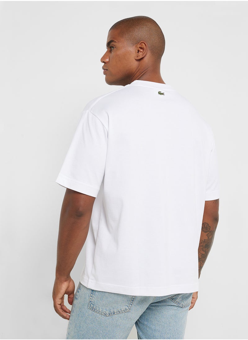 Logo Graphic Crew Neck Short Sleeve T-Shirt