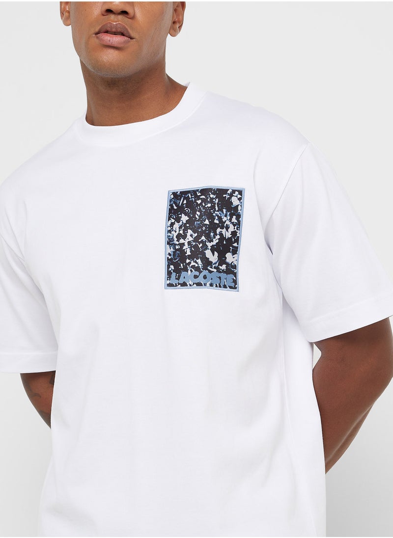Logo Graphic Crew Neck Short Sleeve T-Shirt