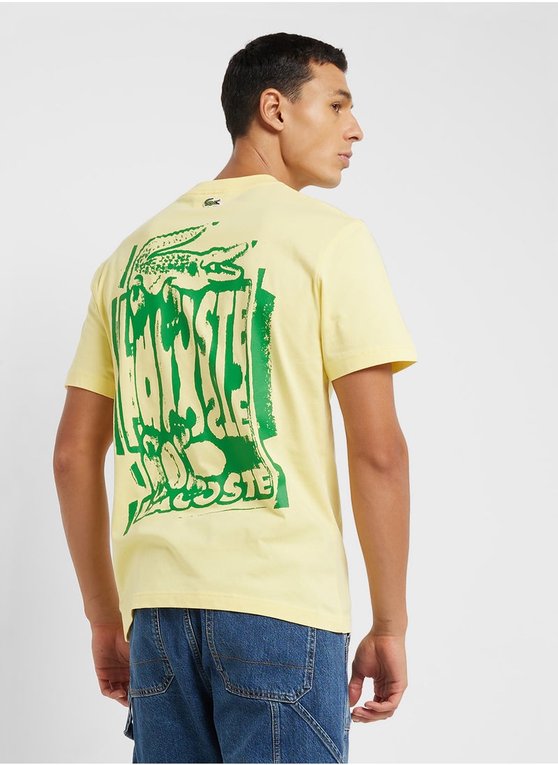 Logo Graphic Crew Neck Short Sleeve T-Shirt