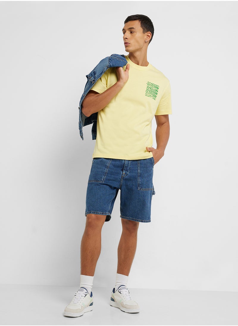 Logo Graphic Crew Neck Short Sleeve T-Shirt