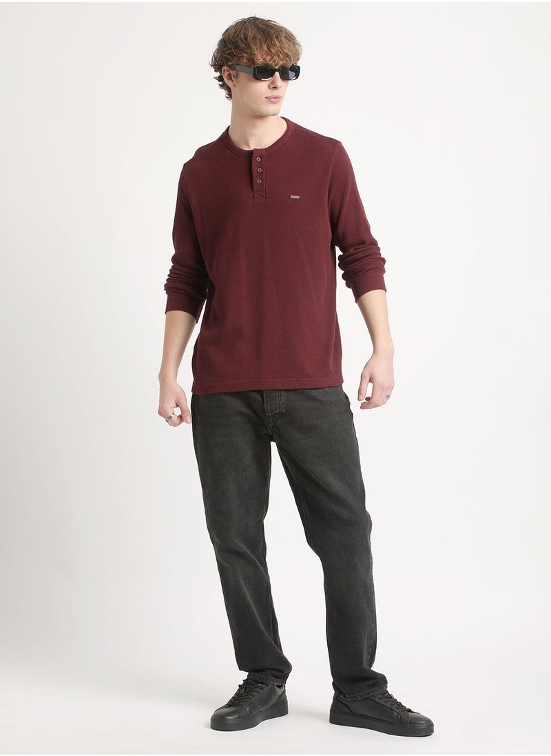 Men’s Long Sleeve Cotton T-Shirt – Soft, Breathable & Comfortable, Perfect for Casual & Everyday Wear, Ideal for All Seasons with a Classic Fit & Lightweight Fabric