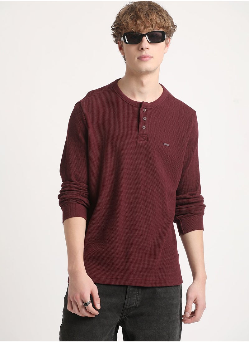 Men’s Long Sleeve Cotton T-Shirt – Soft, Breathable & Comfortable, Perfect for Casual & Everyday Wear, Ideal for All Seasons with a Classic Fit & Lightweight Fabric