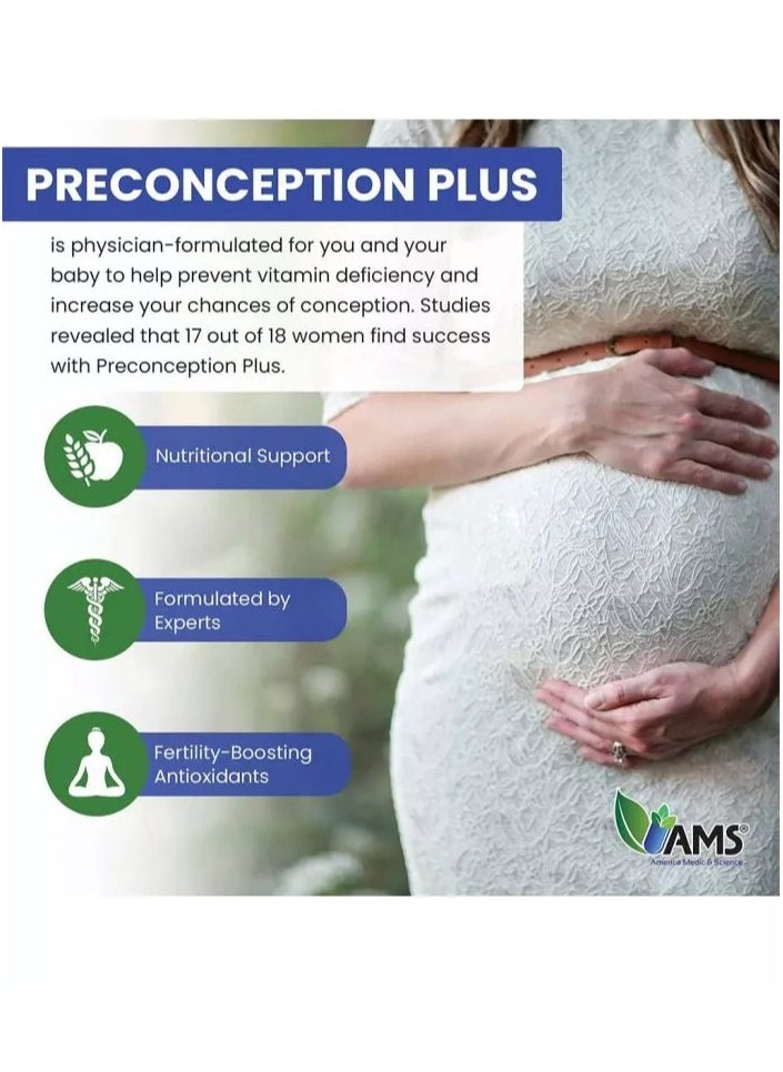 Preconception Plus Vegetable Capsules 180'S