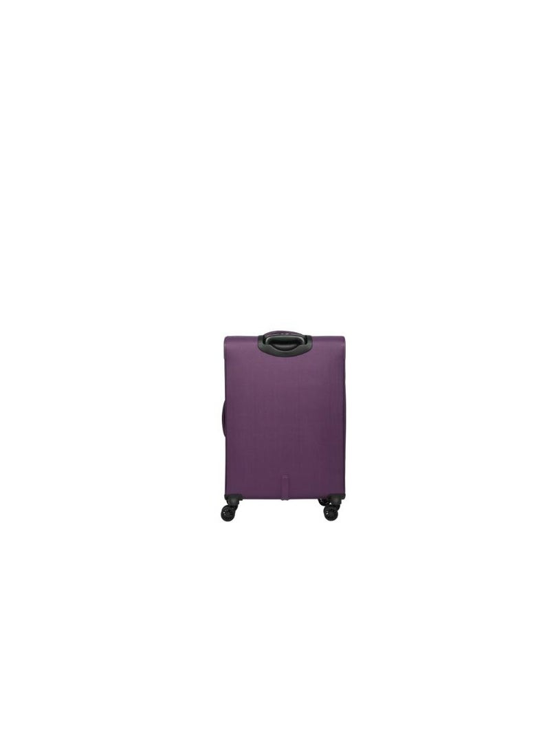 American Tourister Duncan Spinner 55 CM TSA Purple Luggage Trolly Bag