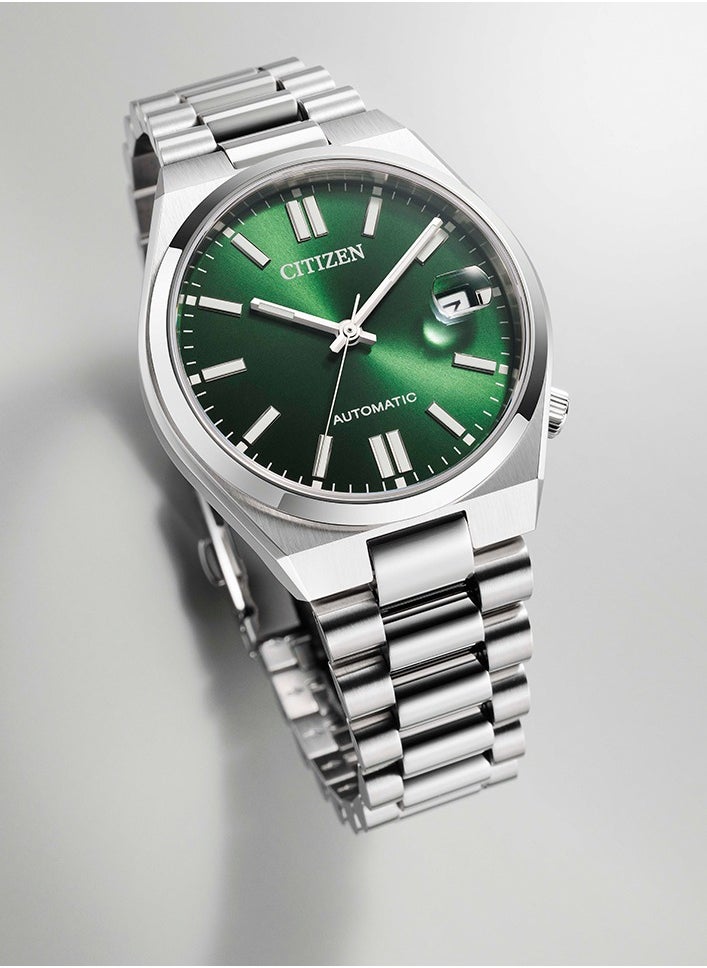 Citizen Tsuyosa 37mm NJ0200-50X Stainless Steel Automatic Watch Forest Green Sunray Dial and Sapphire Crystal​  2025-Release Watch