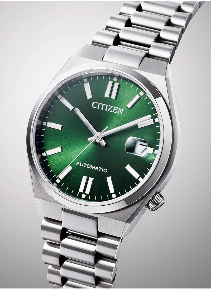 Citizen Tsuyosa 37mm NJ0200-50X Stainless Steel Automatic Watch Forest Green Sunray Dial and Sapphire Crystal​  2025-Release Watch