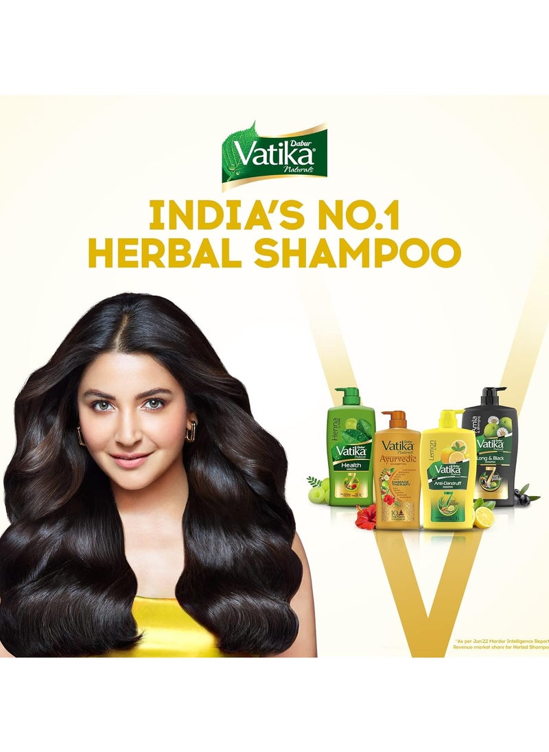 Lemon Anti-Dandruff Shampoo - 1L | Reduces Dandruff from 1st wash | Moisturises Scalp | Provides Gentle Cleansing, Conditioning & Nourishment to Hair