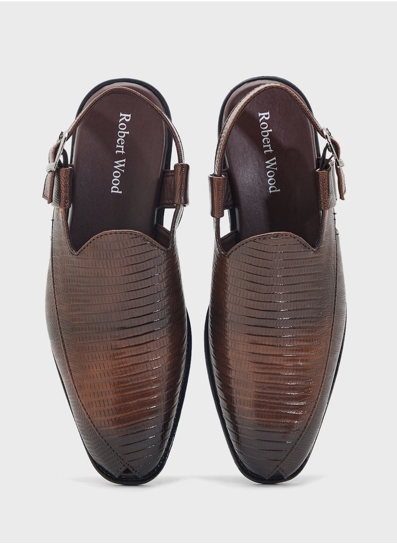 Snake Print Peshawari Sandals