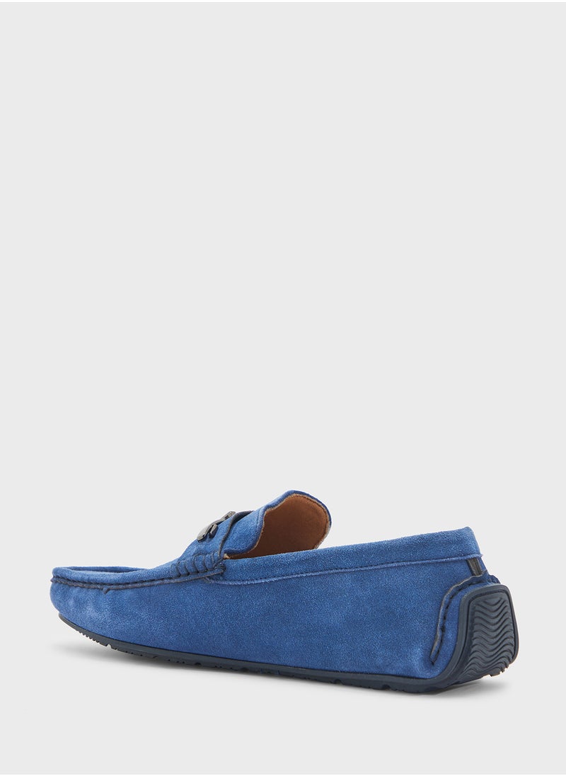 Genuine Suede Leather Loafers