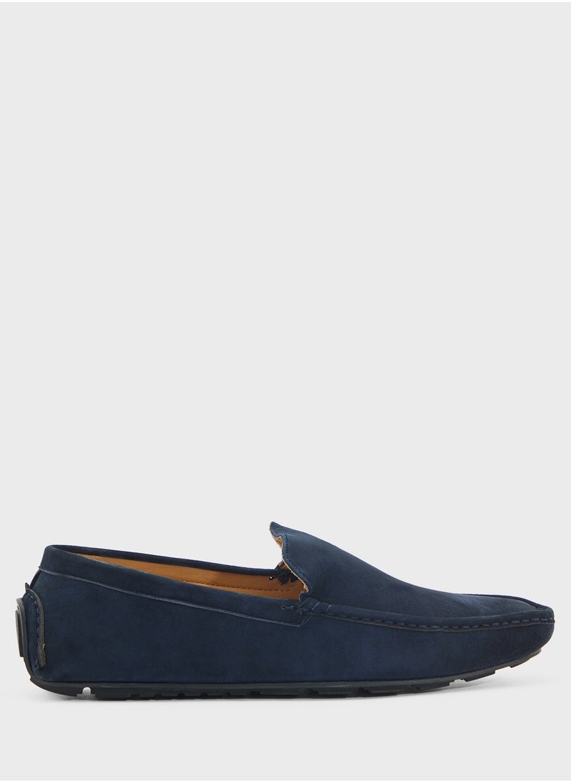 Genuine Suede Leather Loafers