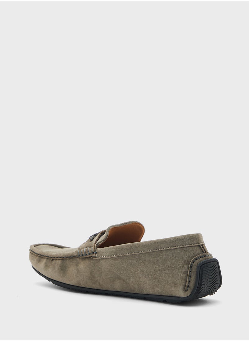 Genuine Suede Leather Loafers