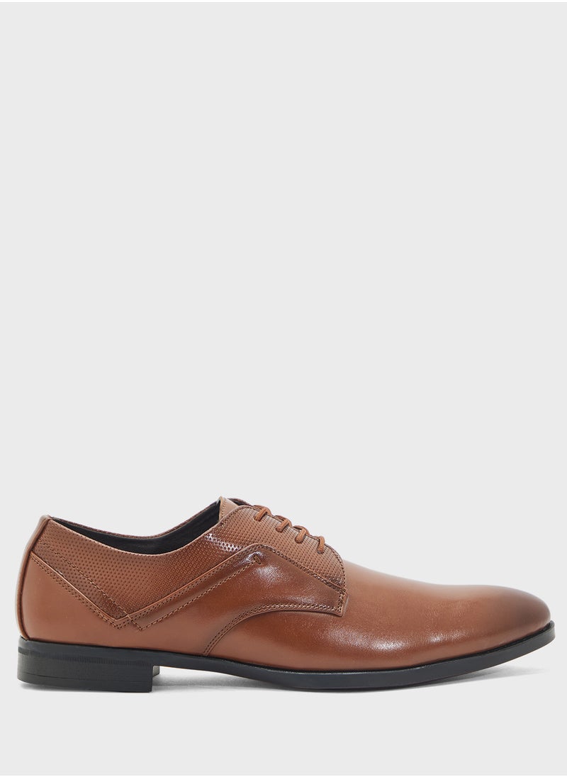 Perforation Details Formal Lace Ups